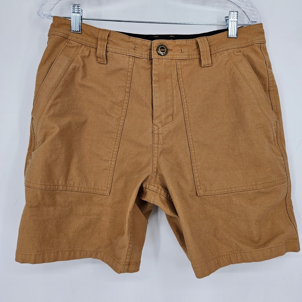 Roark Shorts Mens 32 Layover Utility Dark Khaki Traveler Casual Outdoors